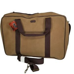 Aramis Jet Setter Large Overnight Luggage Bag Brown Promo 19" New